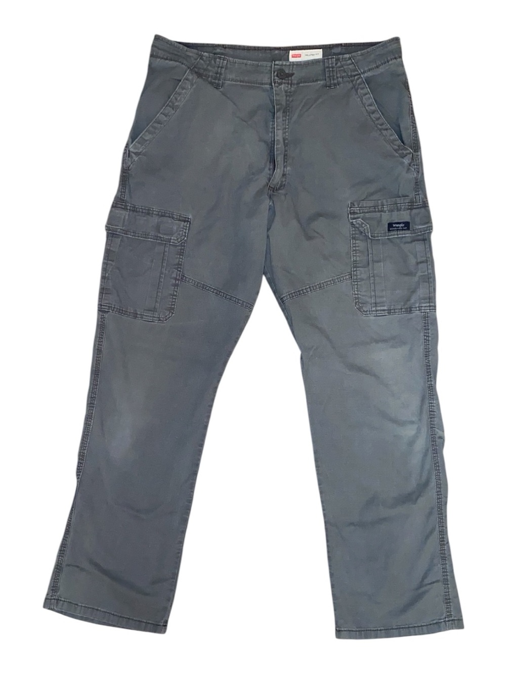 WRANGLER Relaxed Fit Casual Cargo Utility Style Pants Gray Size 36” x 32”